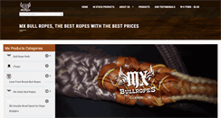 Desktop Screenshot of mxbullropes.com